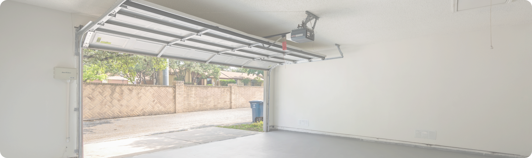 new garage door opening