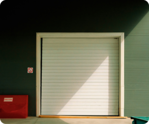 Storage unit garage door, commercial garage door